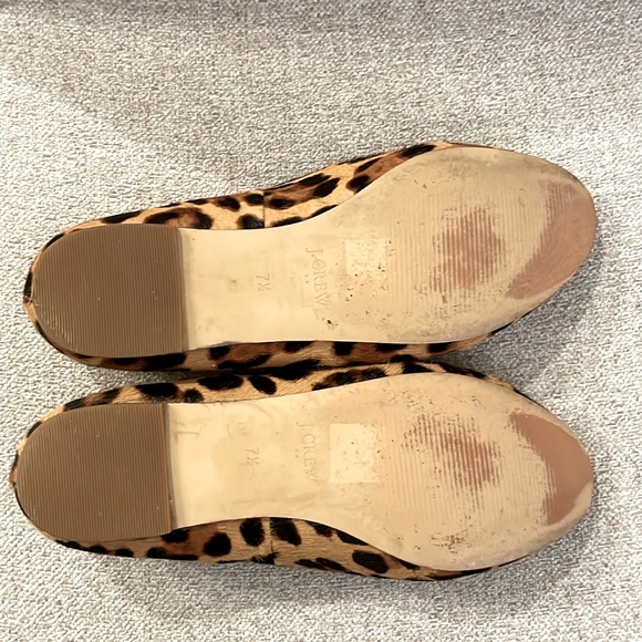 J. Crew leopard calf hair smoking loafers size 7.5 - Picture 5 of 10